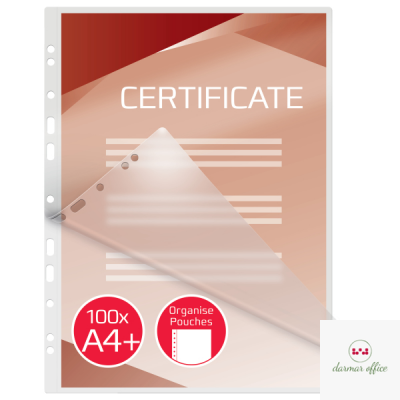Folie do laminacji GBC Organise, 75 mic., A4, przezroczyste , 100 szt. 41664E