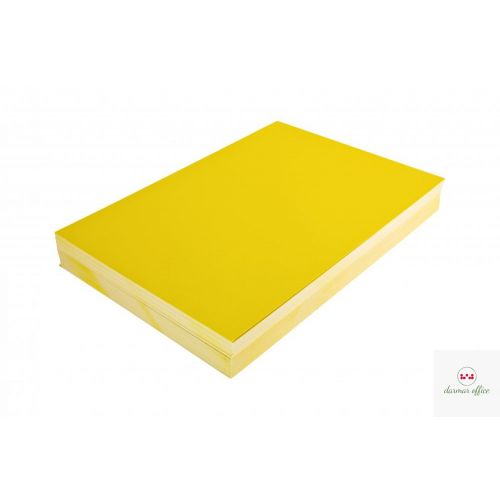 Karton CHROMOLUX żółty A4 DOTTS opakowanie 100 szt.