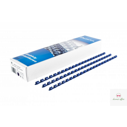 Grzbiet do bindowania DOTTS 10mm (100szt) niebieski