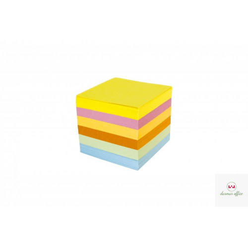 Kostka nieklejona DOTTS 85x85x35 kolorowa
