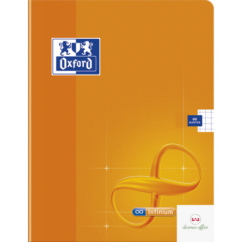 Zeszyt A4 60k, kratka z marginesem, OXFORD, INFINIUM 400026712