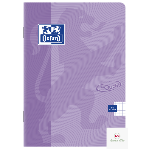 Zeszyt A5 60k, kratka z marginesem, OXFORD, TOUCH PASTEL 400123213