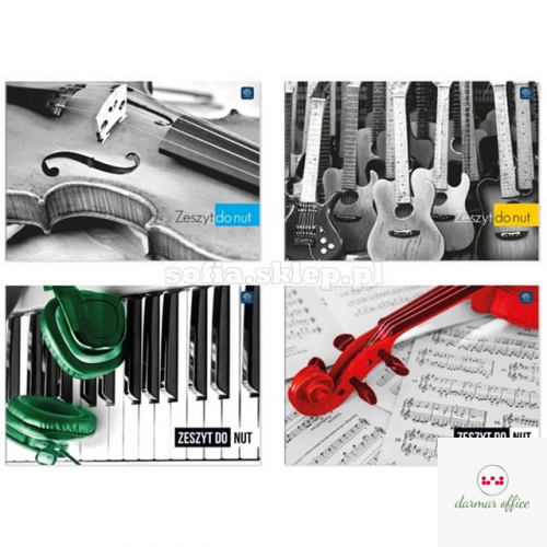 Zeszyt do nut A4 GARWOLIN