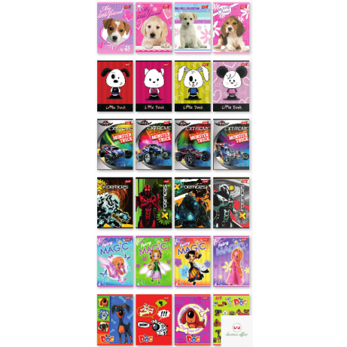 Zeszyt A5 16k lam.gładki UNIPAP