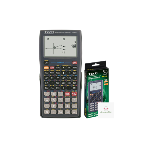 Kalkulator TOOR TR-523, 12 pozycyjny, graficzny naukowy 120-1457