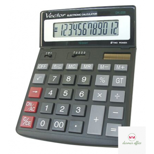 Kalkulator VECTOR DK206 12 pozycyjny