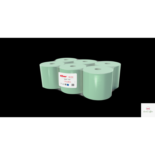 Ręcznik Cliver 130 1 warstwa makulatura zielony (op 6szt)