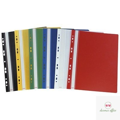 Skoroszyt A4 twardy wpinany BIURFOL granatowy (10szt)