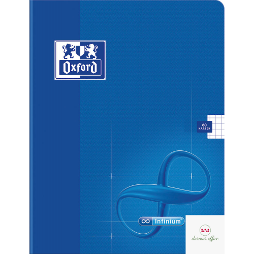 Zeszyt A5 60k, kratka z marginesem, OXFORD, INFINIUM 400026700