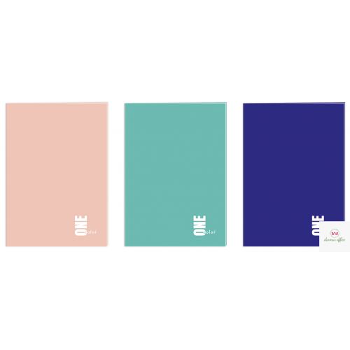 Zeszyt A4 80 kartek kratka ONE COLOR Interdruk ZEA480_ONE