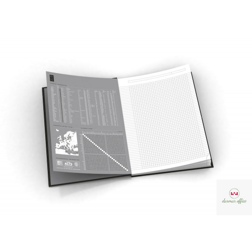 Brulion A4 96 kartek, ESSENTIALS kratka OXFORD 100100570