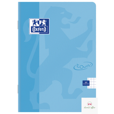 Brulion A5 96 kartek, TOUCH PASTEL linia z marginesem OXFORD 400123216