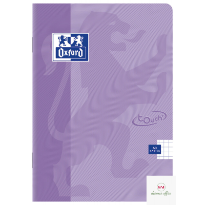 Brulion A5 96 kartek, TOUCH PASTEL linia z marginesem OXFORD 400123216