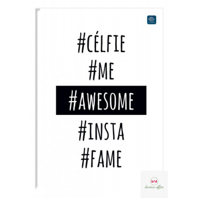 Brulion A4 96k kratka twarda oprawa INTERDRUK