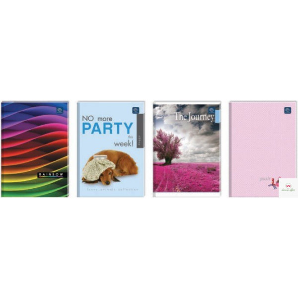 Brulion A5 96k gładki INTERDRUK