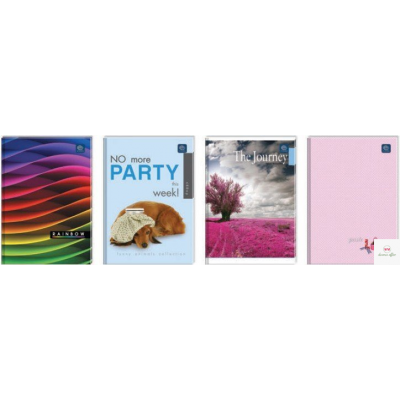 Brulion A5 96k gładki INTERDRUK