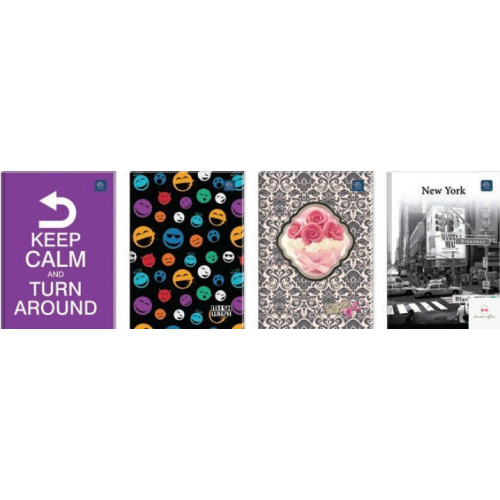 Brulion A5 96k gładki INTERDRUK