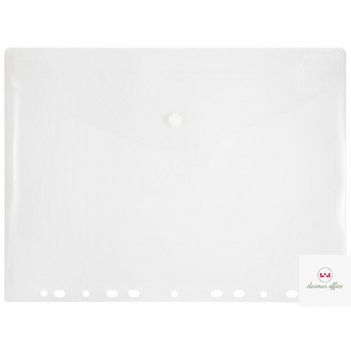 Teczka kopertowa A4 z europerforacją bezbarwna Penmate TT8055