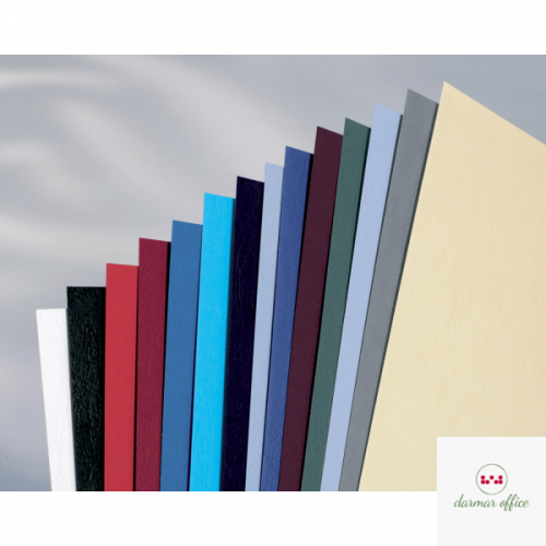 Okładki do bindowania skóropodobne GBC LeatherGrain, A4, 250 gm2, ciemnoniebieskie , 100 szt., CE040029