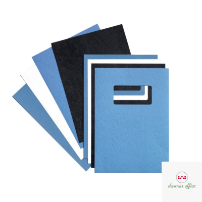 Okładki do bindowania skóropodobne GBC LeatherGrain, A4, 250 gm2, ciemnoniebieskie , 100 szt., CE040029