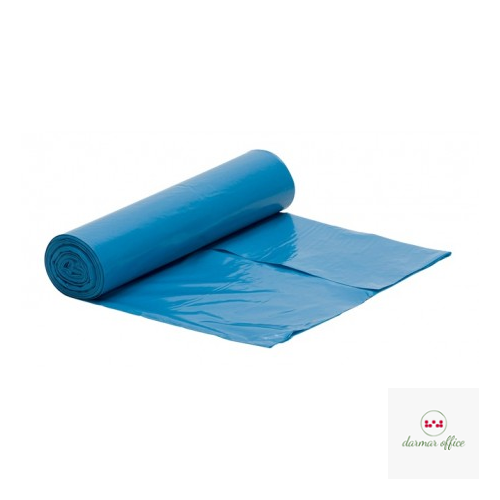 Worki na śmieci 120l 25szt. DOTTS super mocne (LDPE) 32mic niebieskie