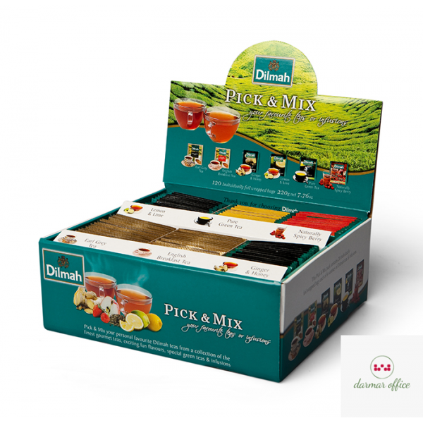 Herbata DILMAH PICKNMIX zestaw 120t 6 smaków