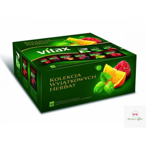 Herbata VITAX KOLEKCJA PRZYJE.MIX owoc 90kop 9 smaków