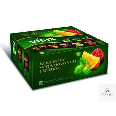 Herbata VITAX KOLEKCJA PRZYJE.MIX owoc 90kop 9 smaków