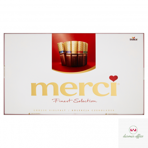 Bombonierka MERCI klasyczna 400g STORCK