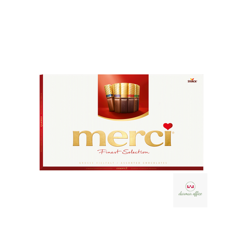 Bombonierka MERCI klasyczna 400g STORCK