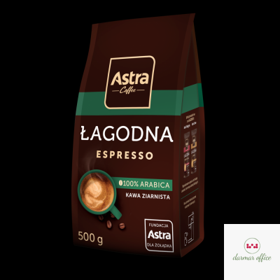 Kawa ASTRA ŁAGODNA CREMA 500g ziarnista