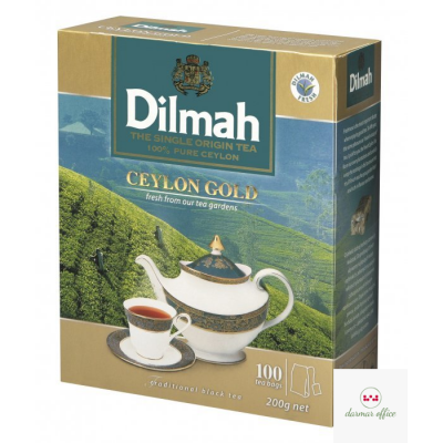 Herbata DILMAH CEYLON GOLD 100szt x2g saszetki czarna