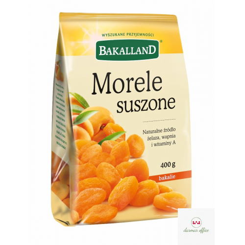 Morele suszone 400g BAKALLAND