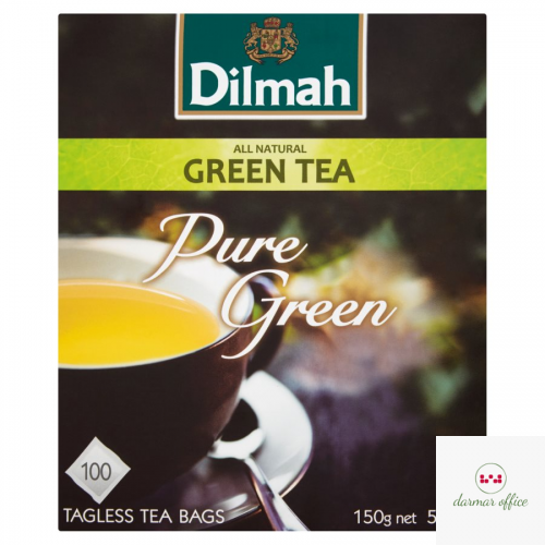 Herbata DILMAH PURE GREEN TEA zielona 100 torebek x1,5g