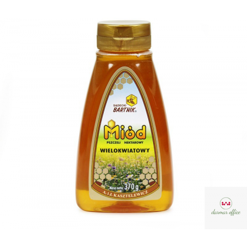 Miód wielokwiatowy z dozownikiem SĄDECKI BARTNIK 370g