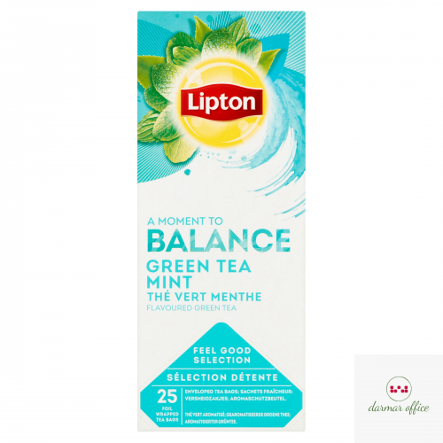 Herbata LIPTON Green Tea Mint (25 kopert fol.)
