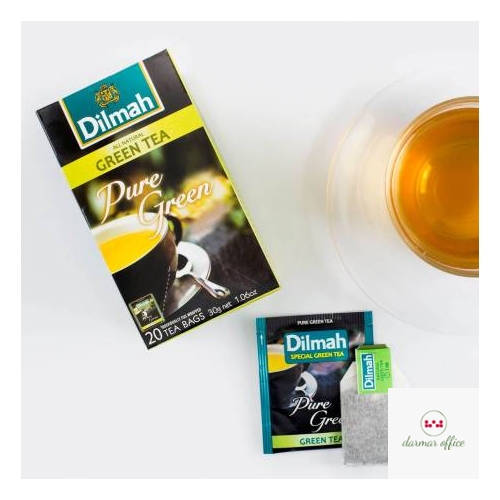 Herbata DILMAH PURE GREEN TEA (20 kopert) 1,5g zielona