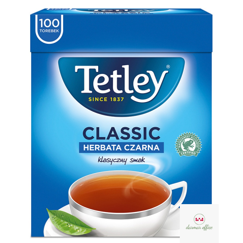 Herbata TETLEY CLASSIC czarna 100 saszetek bez zawieszki
