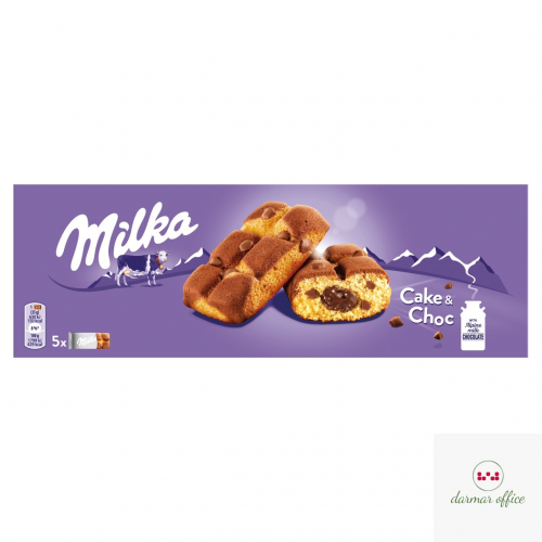 Ciastka MILKA Cake&Choc biszkoptowe z kawałkami czekolady 175g