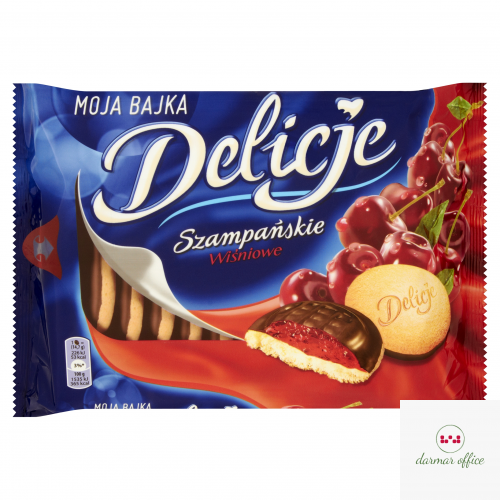 Ciastka DELICJE Szampańskie wiśnia 294g