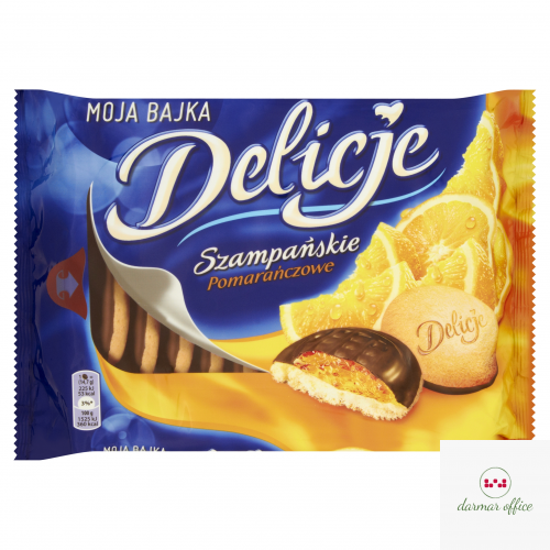 Ciastka DELICJE Szampańskie pomarańcza 294g
