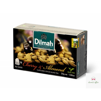 Herbata DILMAH AROMAT WIŚNIA&MIGDAŁ (20 saszetek) czarna
