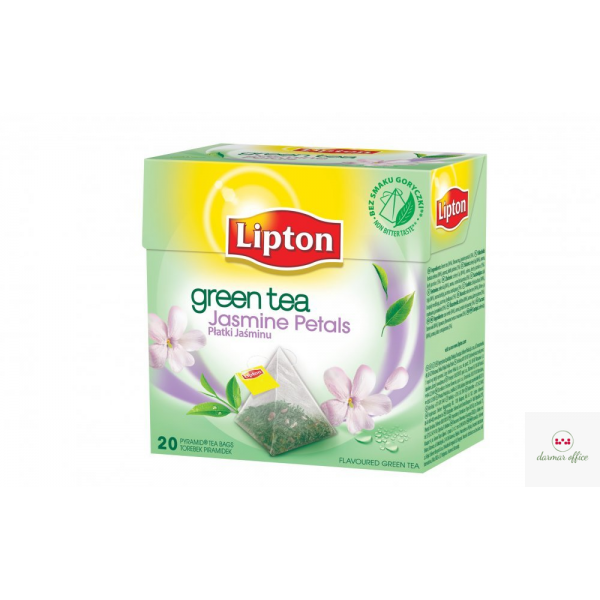 Herbata LIPTON PIRAMID GREEN TEA JAŚMIN 20t zielona