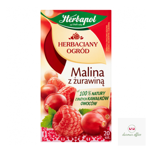 Herbata HERBAPOL HERBACIANY OGRÓD ŻURAWINA (20 saszetek)