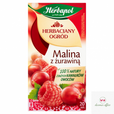 Herbata HERBAPOL HERBACIANY OGRÓD ŻURAWINA (20 saszetek)