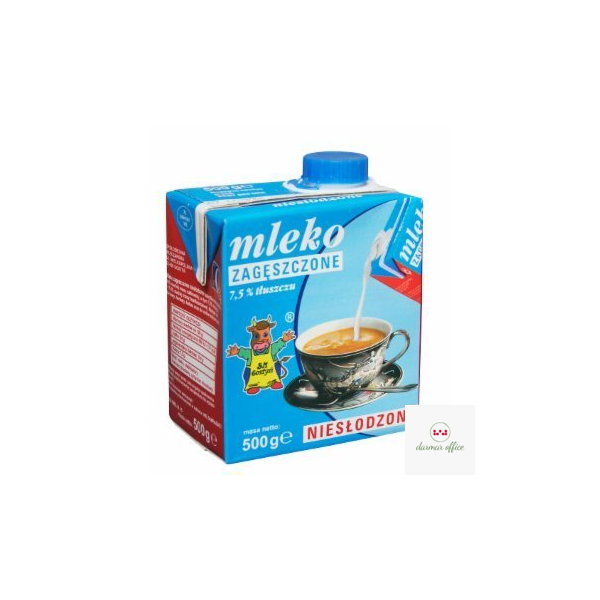 Mleko GOSTYŃ 7,5% zagęszczone niesłodzone 500g