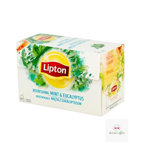 Herbata LIPTON MIĘTA Z EUKALIPTUSEM 20 saszetek