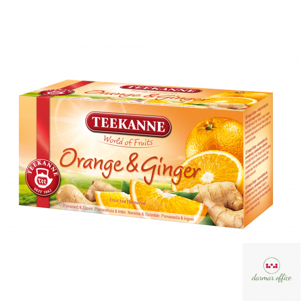 Herbata TEEKANNE FRESH Orange & Ginger 20t owocowa