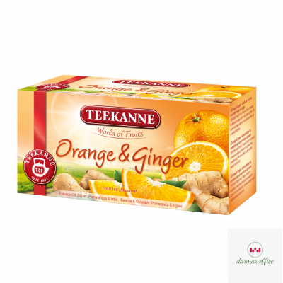 Herbata TEEKANNE FRESH Orange & Ginger 20t owocowa