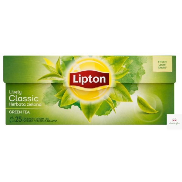 Herbata LIPTON GREEN CLASSIC 25 torebek